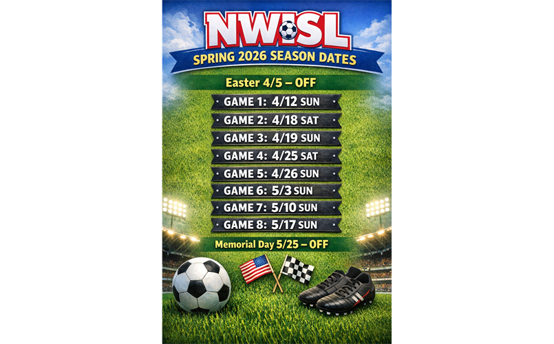 SPRING 2026 DATES